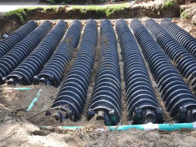 In ground septic tanks